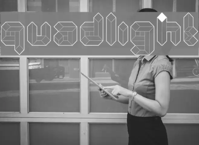 Quad-Light Font examples