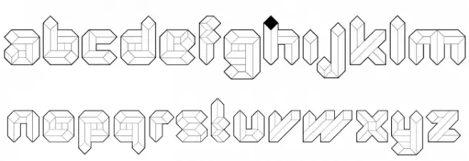 Quad-Light 字体 小写