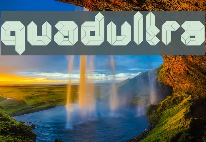 Quad-Ultra Font examples
