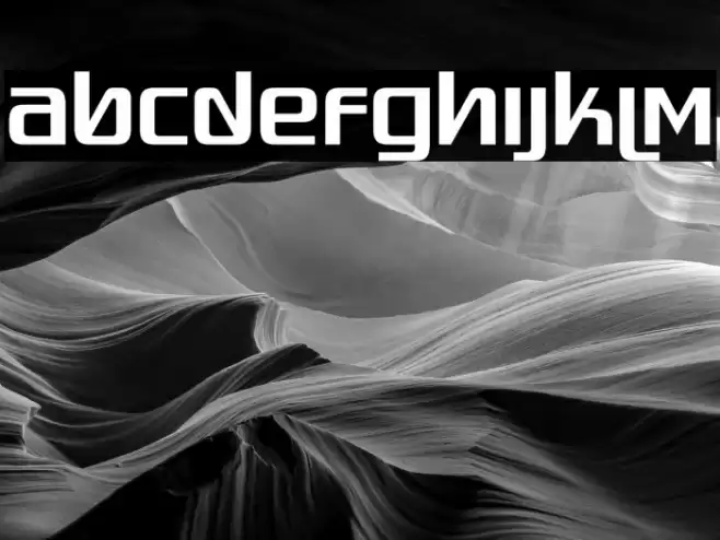 Quadaptor-Regular Font examples