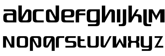 Quadaptor-Regular Font LOWERCASE