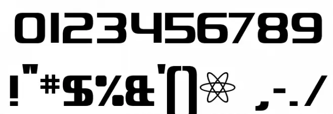 Quadaptor Font OTHER CHARS