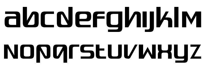 Quadaptor Font LOWERCASE