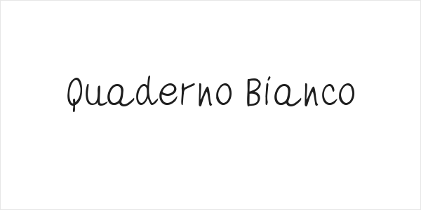 Quaderno Bianco Logo
