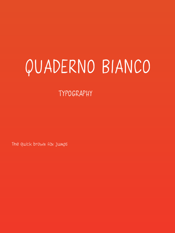 Quaderno Bianco Poster