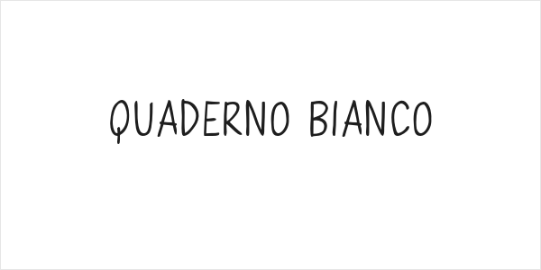 Quaderno Bianco Logo