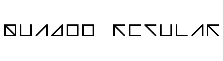 Quadoo Regular  Frei Schriftart Herunterladen