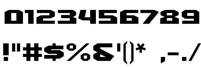 Quadrangle-Regular Font OTHER CHARS