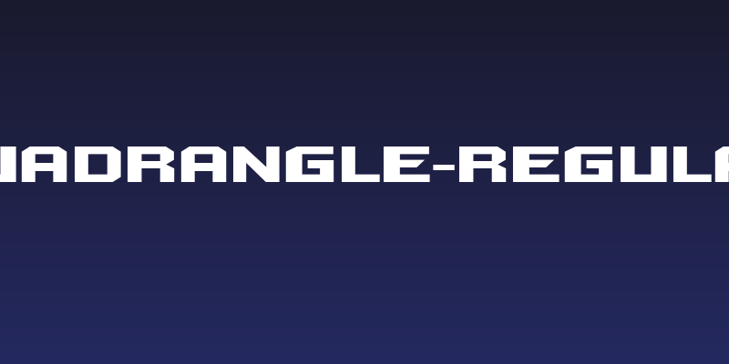 Quadrangle-Regular Social Header