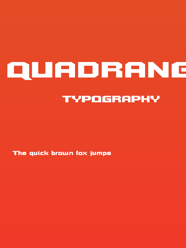 Quadrangle-Regular Poster