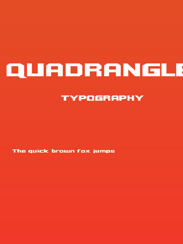 Quadrangle Poster