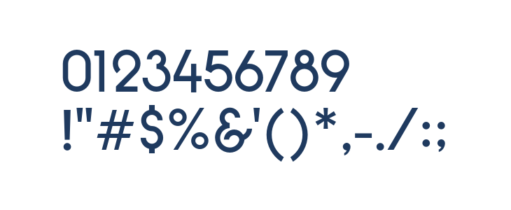 Quadranta-Bold Other Characters