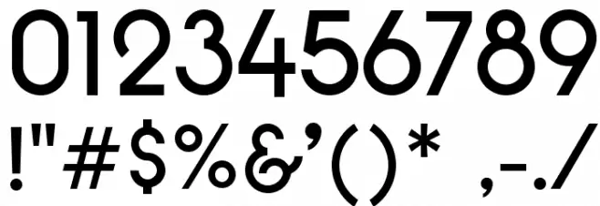 Quadranta-Bold Font OTHER CHARS