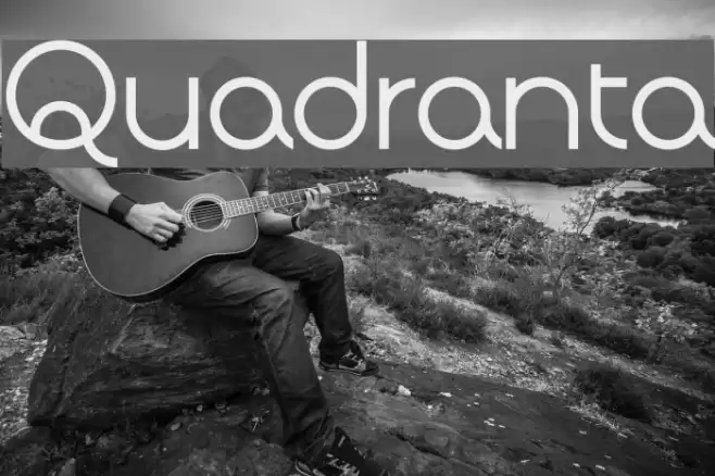Quadranta Font examples
