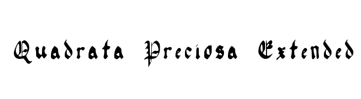 Quadrata Preciosa Extended  नि: शुल्क फ़ॉन्ट्स डाउनलोड
