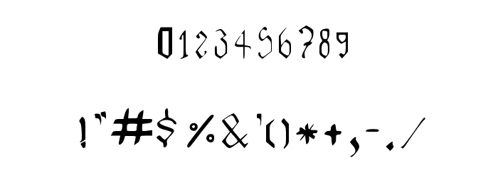 Quadrata Preciosa Extended Font OTHER CHARS