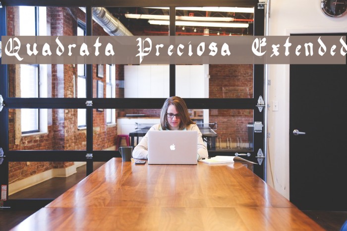 Quadrata Preciosa Extended Font examples