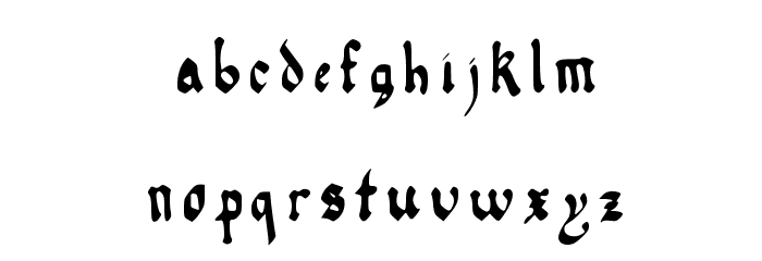 Quadrata Preciosa Extended Font LOWERCASE