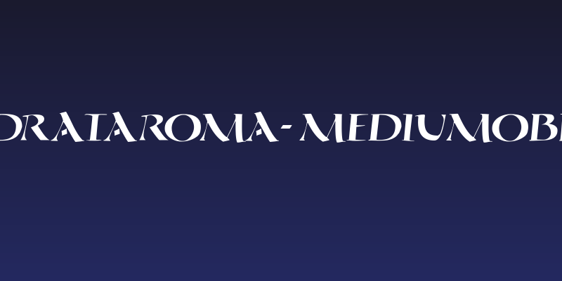 QuadrataRoma-MediumOblique Social Header