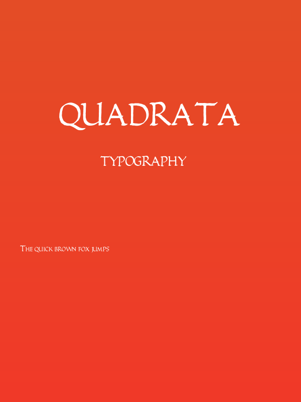Quadrata Poster