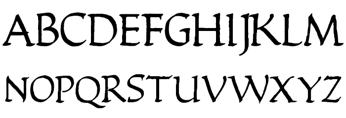 Quadrata Font LOWERCASE