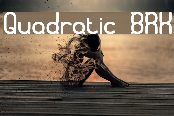 Quadratic BRK Font examples