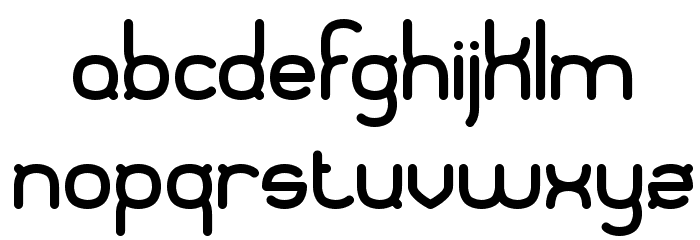 Quadratic BRK Font LOWERCASE