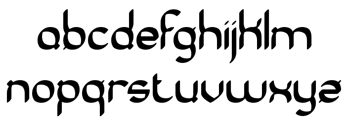 Quadratic Cal BRK Font Litere mici