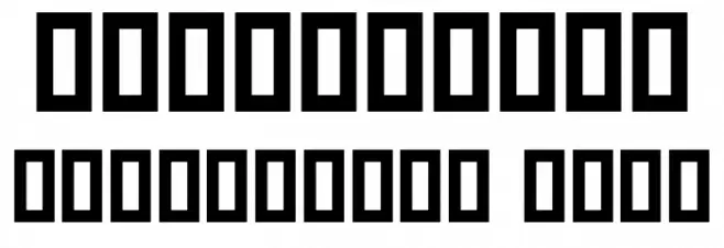 Quadratic - Demo Font OTHER CHARS