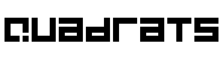 Quadrats  Скачать бесплатные шрифты