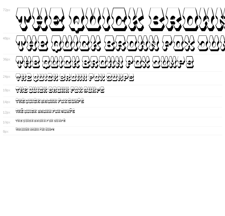 Quadri Hollow Regular Waterfall