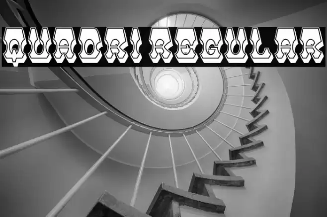 Quadri Regular Font examples