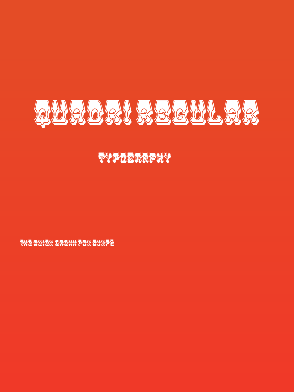 Quadri Regular Poster