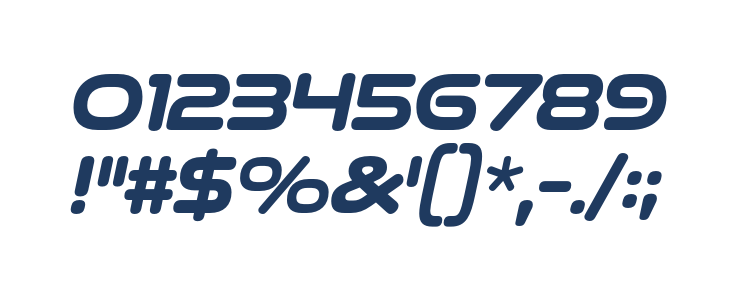 Quadrillion Semi Bold Italic Other Characters