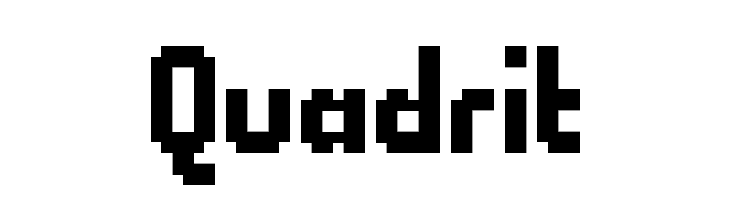 Quadrit  baixar fontes gratis
