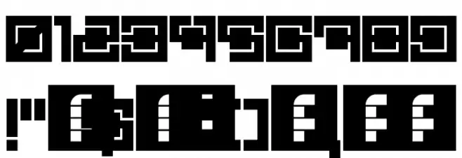 Quadro Regular フォント その他の文字