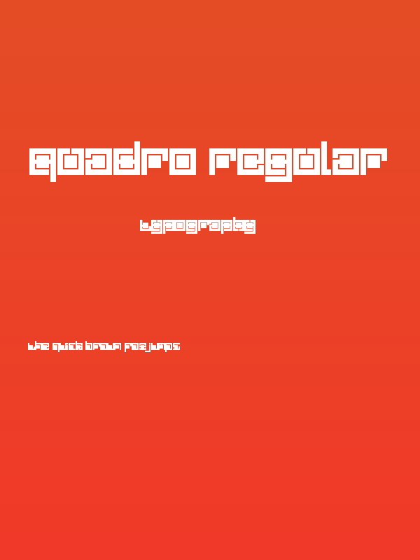 Quadro Regular Poster