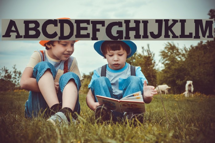 Quadrophonic Font examples