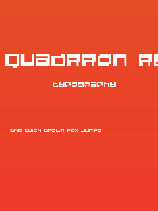 Quadrron Regular Poster