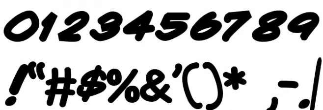 Quadrus Semicond Bold Italic Font OTHER CHARS