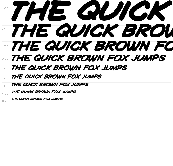 Quadrus Semicond Bold Italic Waterfall