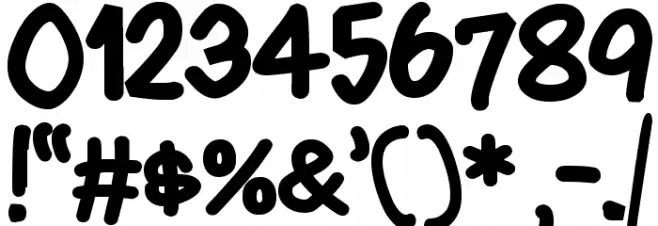 Quadrus Semicond Font OTHER CHARS