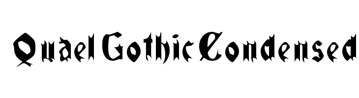 QuaelGothicCondensed  لخطوط تنزيل