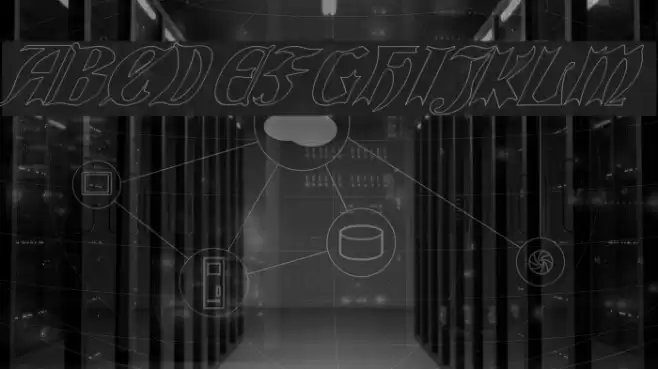 QuaelGothicHollowItalics Font examples