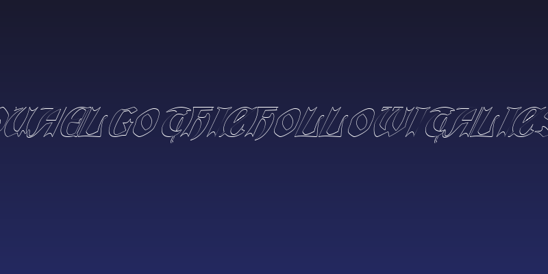 QuaelGothicHollowItalics Social Header