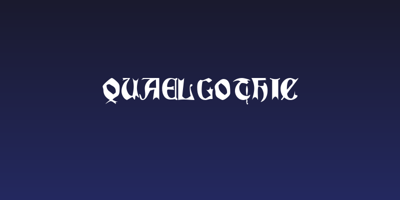 QuaelGothic Social Header