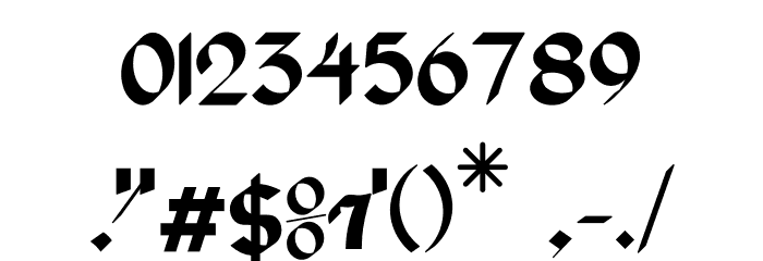 Quaerite Regnum Dei Font OTHER CHARS