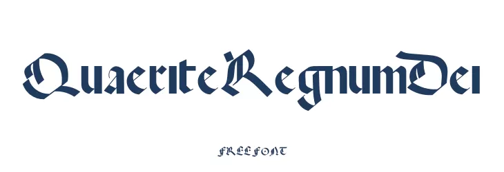 QuaeriteRegnumDei  تنزيل الخطوط