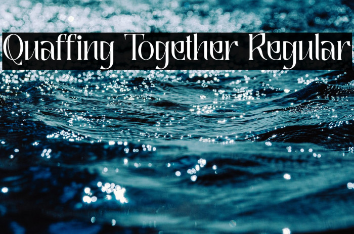 Quaffing Together Regular Example 1