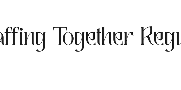 Quaffing Together Regular Logo